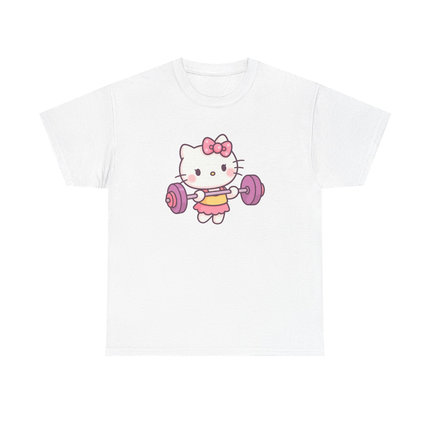 hello kitty barbell Cotton Tee