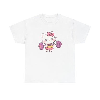 hello kitty barbell Cotton Tee