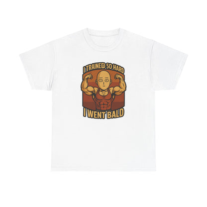 I went bald Cotton T-shirt
