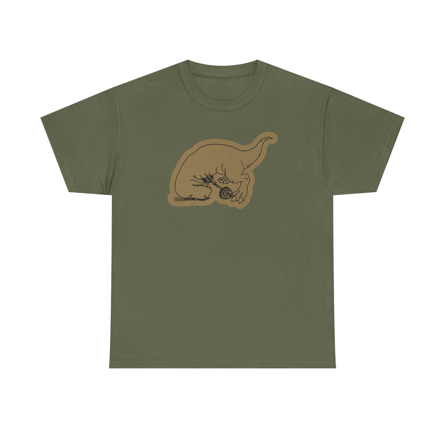 dinasour cannot lift Cotton T-shirt