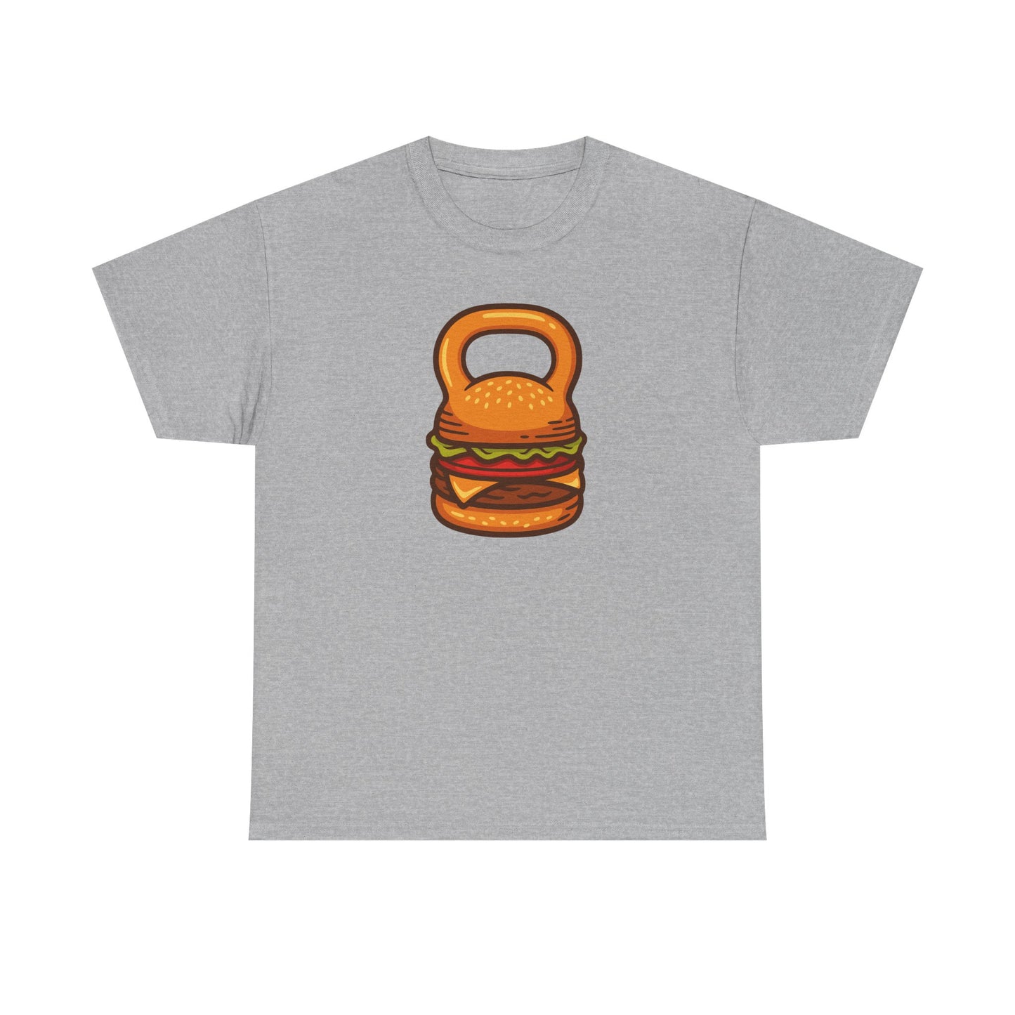 Burger Kettlebell Cotton T-shirt