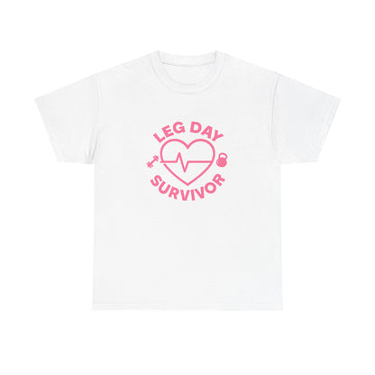 leg Day Survivor Cotton Tee