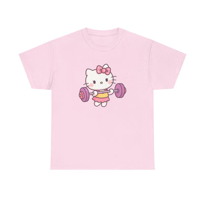 hello kitty barbell Cotton Tee
