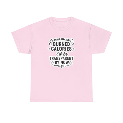 I'd be transparent by now Cotton Tee