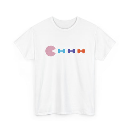 Pac Man Vs Dumbbells Cotton Tee
