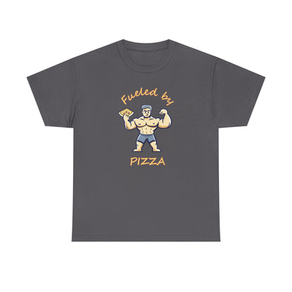 Fueled By Pizza Cotton T-shirt
