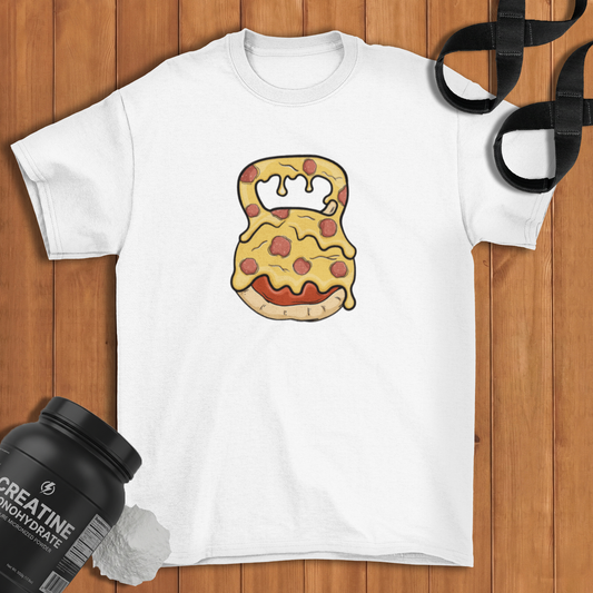 pizza kettlebell Cotton T-shirt