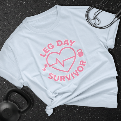leg Day Survivor Cotton Tee
