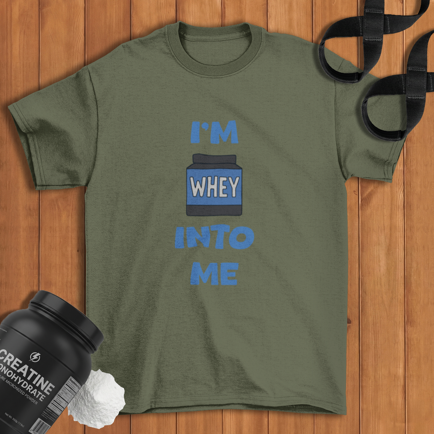 I'm whey into me Cotton T-shirt