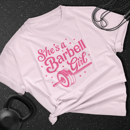 She's a barbell girl Cotton Tee