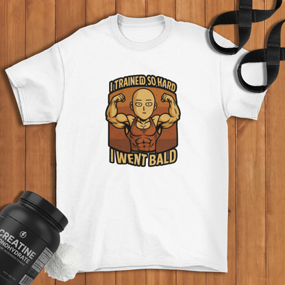 I went bald Cotton T-shirt