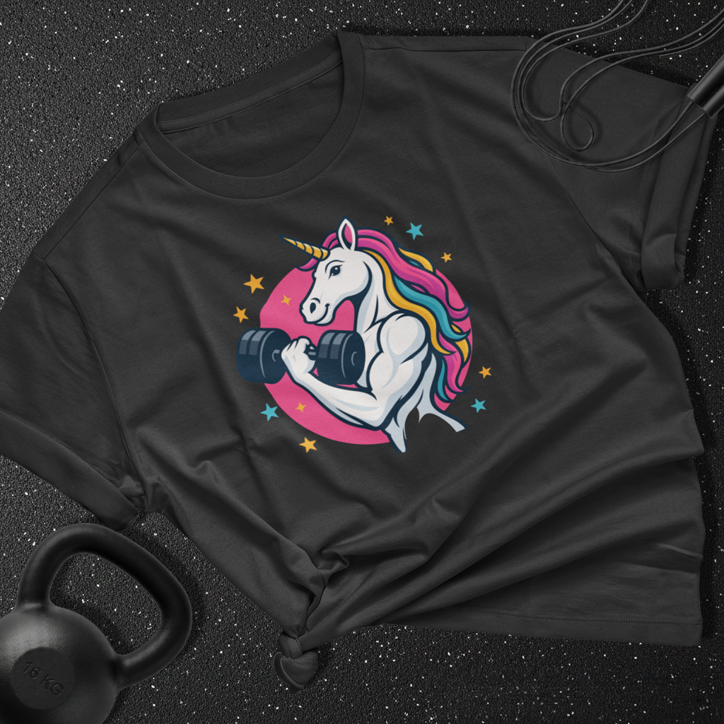 Unicorn the lifter Cotton Tee