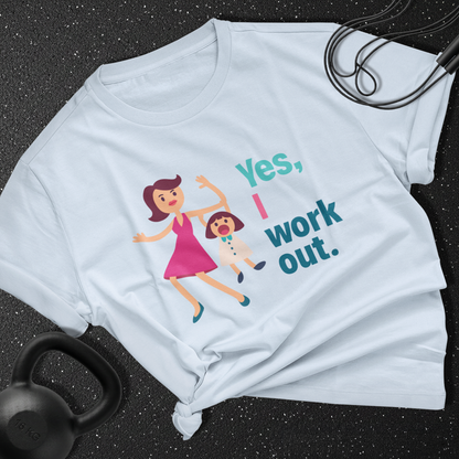 Yes i work out Cotton Tee