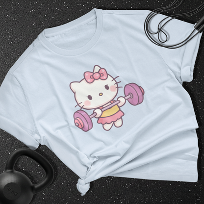 hello kitty barbell Cotton Tee
