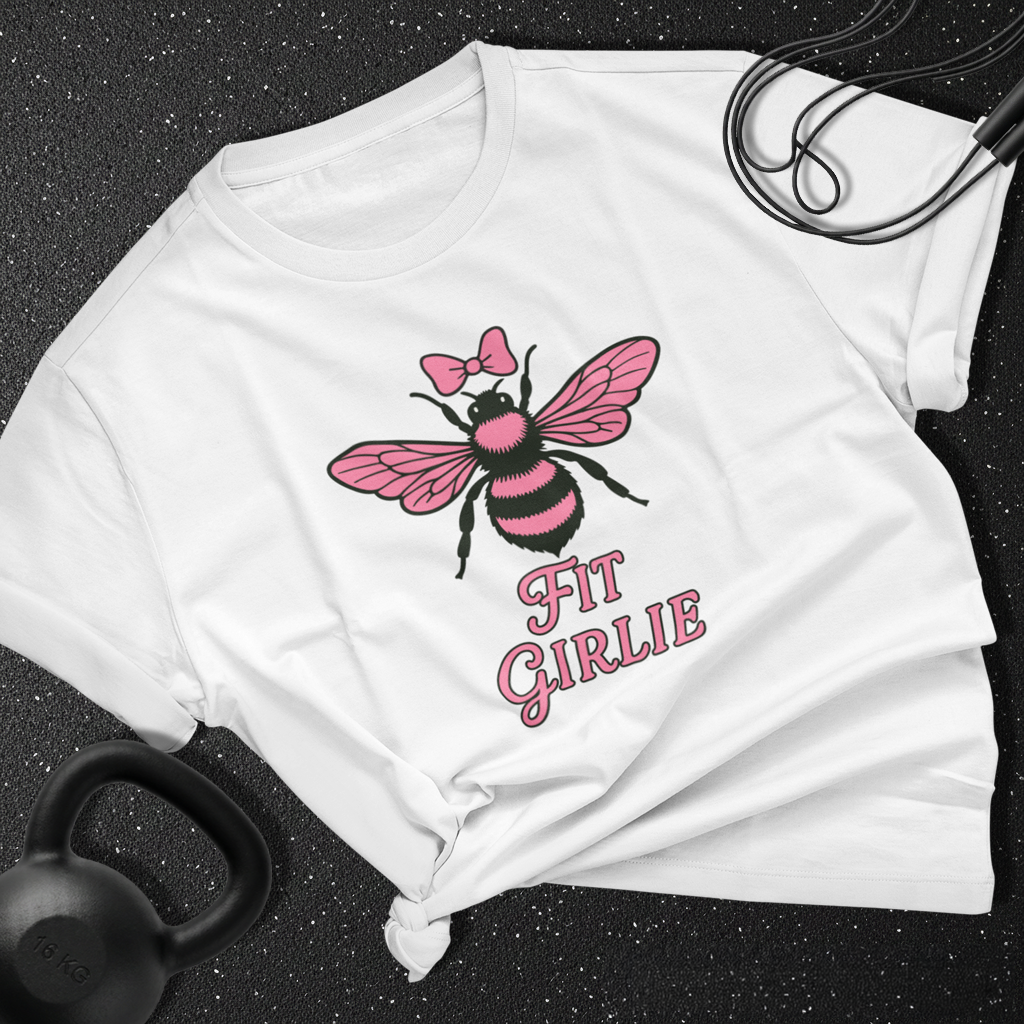 Bee a gym girlie Cotton T-shirt
