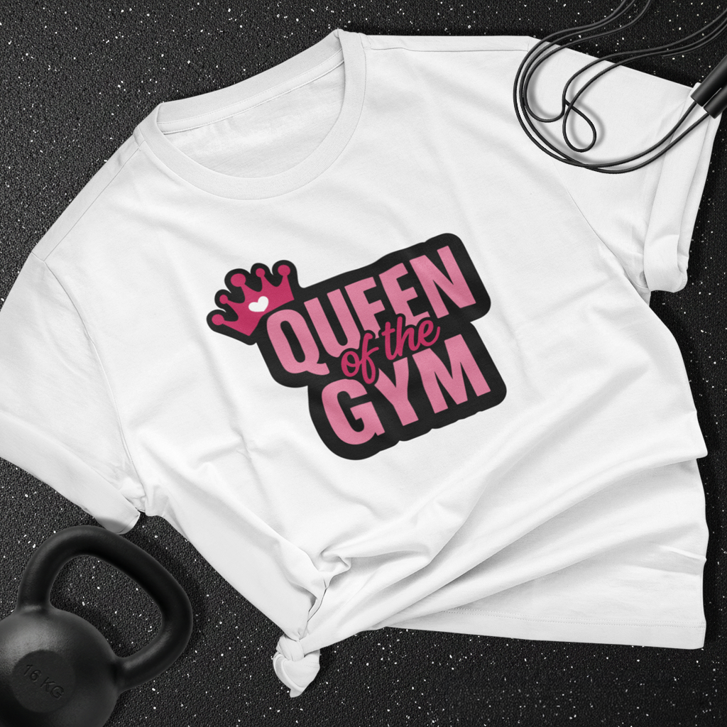Queen Of The Gym Cotton Tee