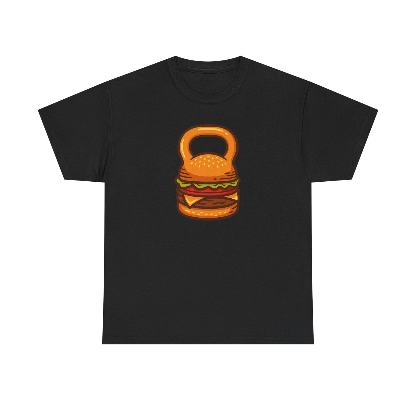 Burger Kettlebell Cotton T-shirt