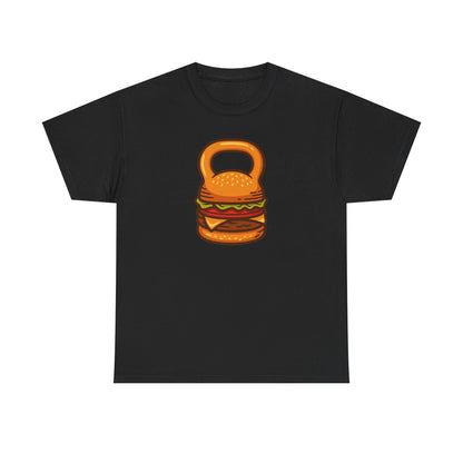 Burger Kettlebell Cotton T-shirt