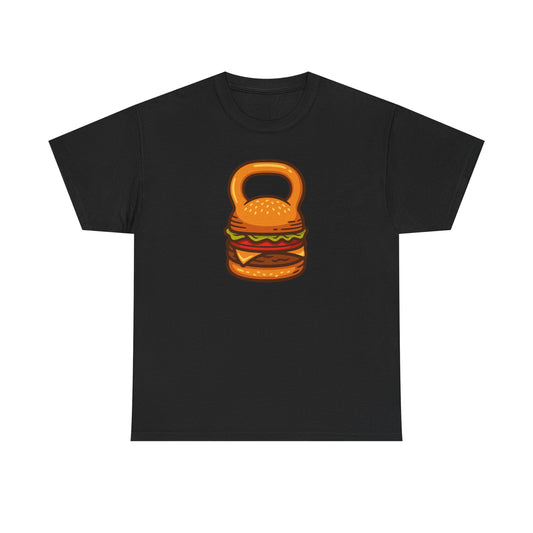 Burger Kettlebell Cotton T-shirt