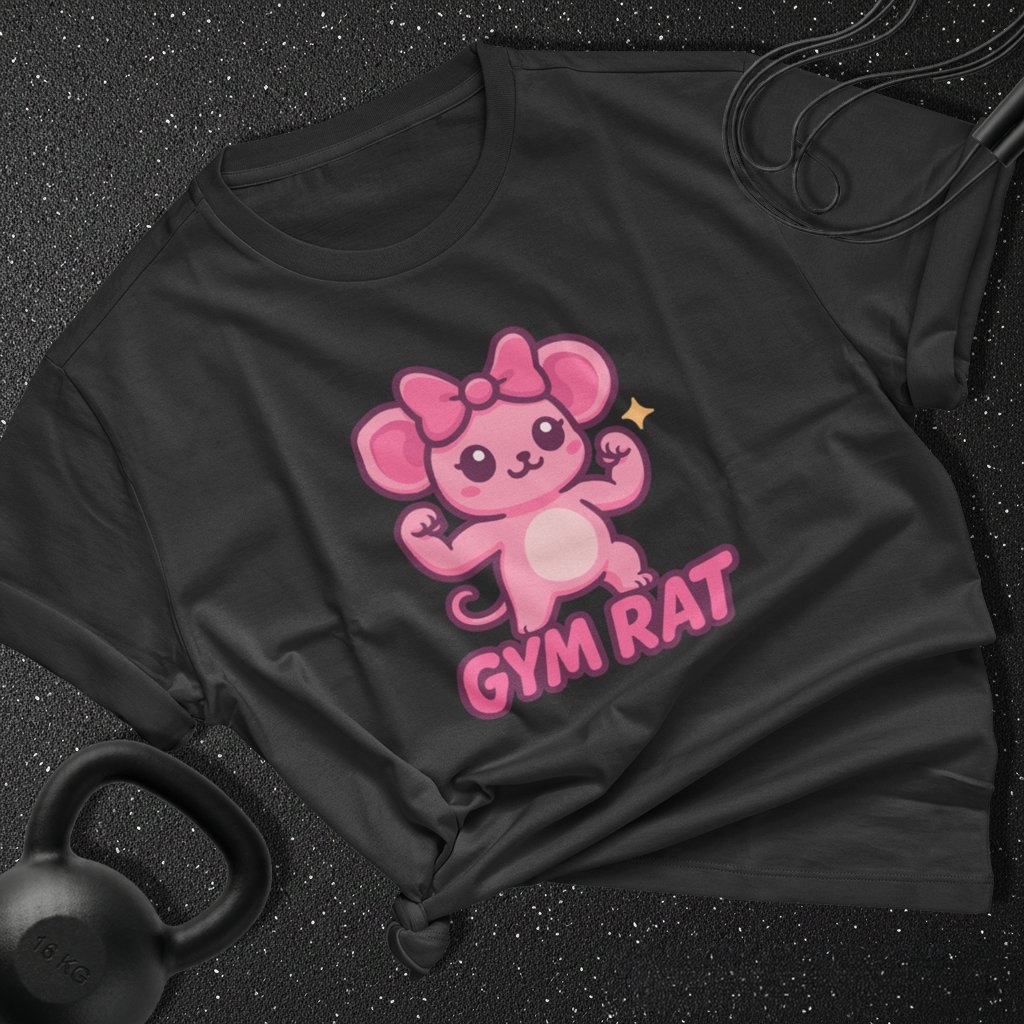 Pinky Gym Rat Cotton Tee