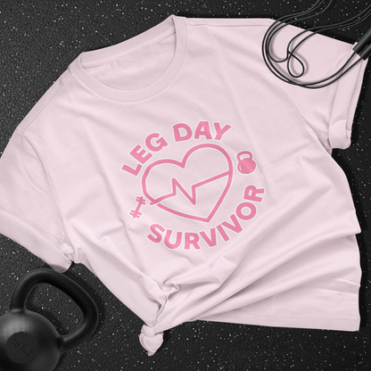 leg Day Survivor Cotton Tee