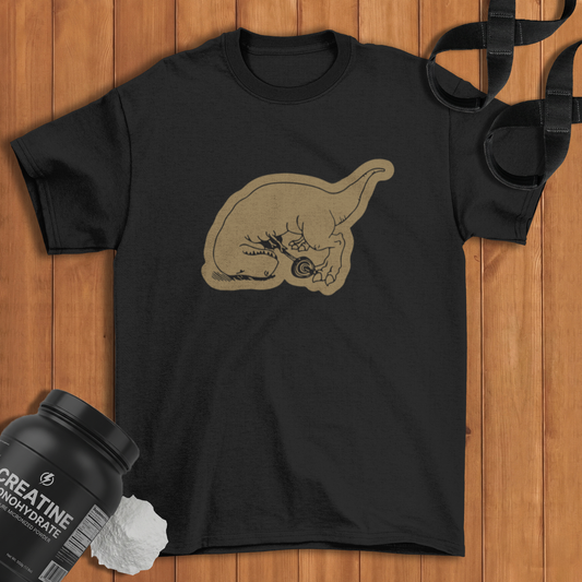 dinasour cannot lift Cotton T-shirt