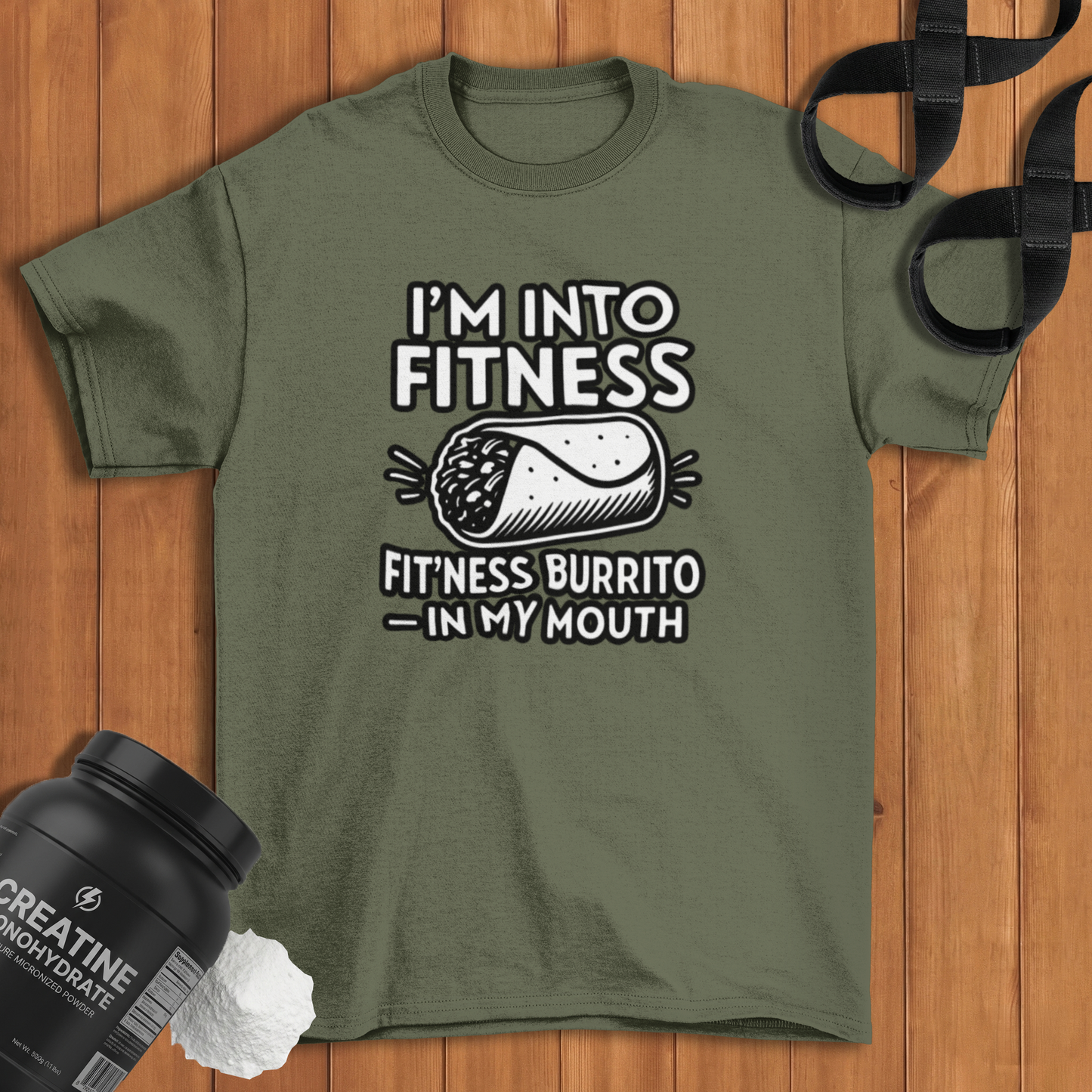I am into fitness burrito Cotton T-shirt
