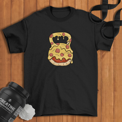 pizza kettlebell Cotton T-shirt