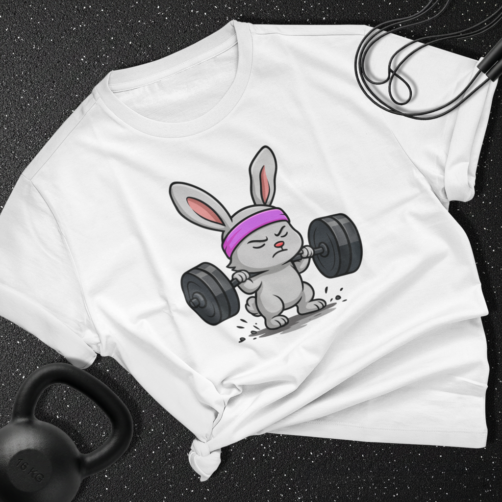 Rabbit the lifter Cotton Tee