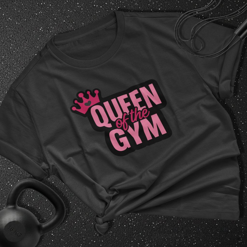 Queen Of The Gym Cotton Tee