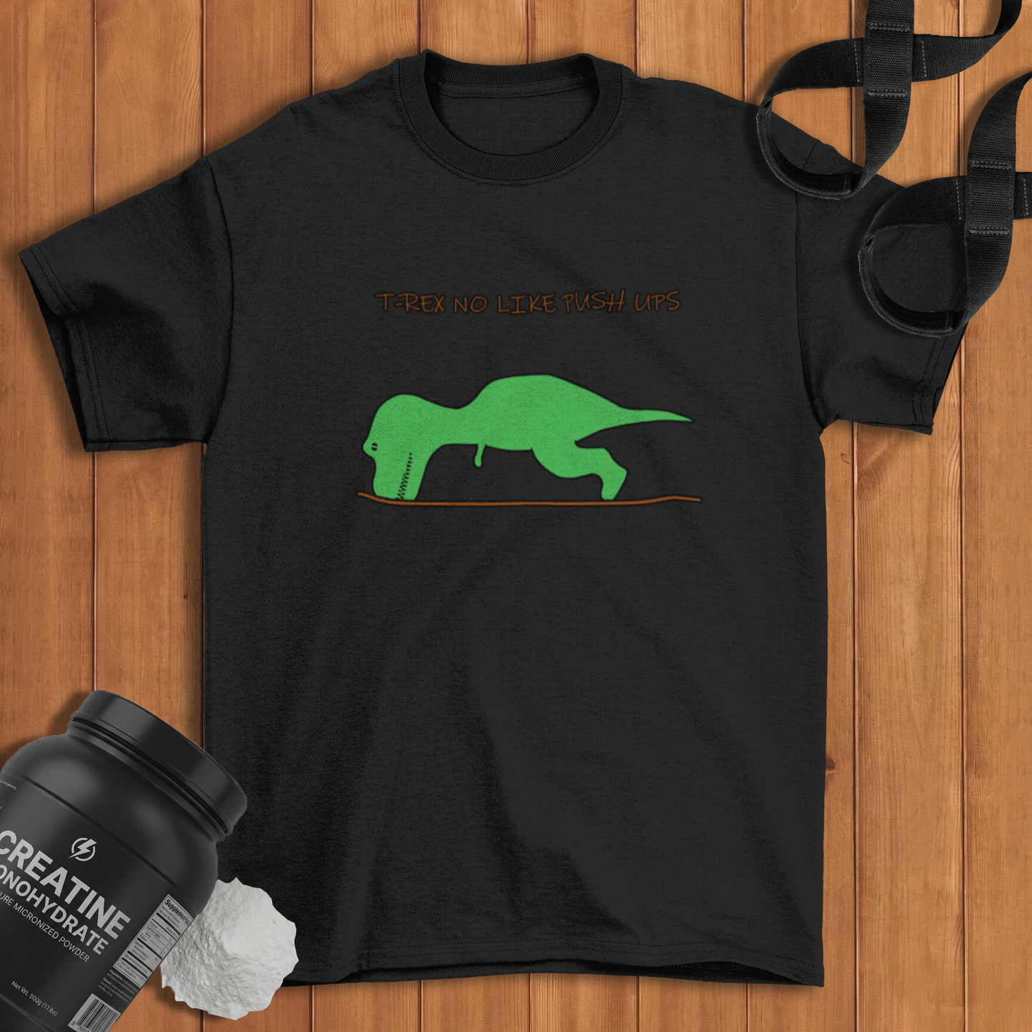 T-rex no like push ups Cotton T-shirt