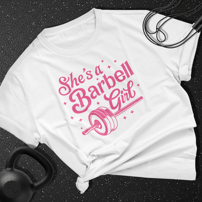 She's a barbell girl Cotton Tee