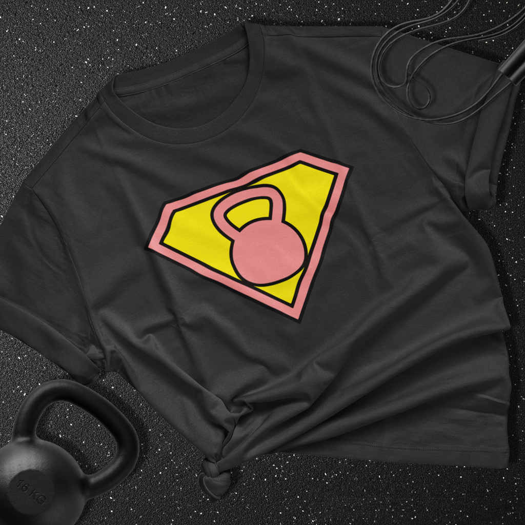 Superwoman kettlebell Cotton Tee