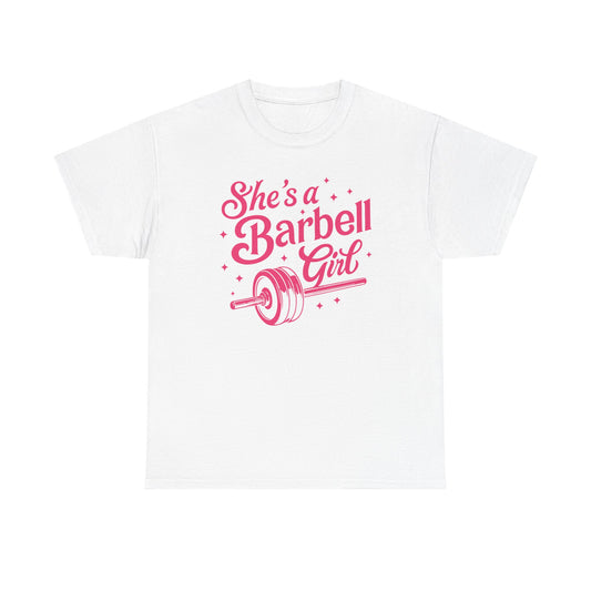 She's a barbell girl Cotton Tee
