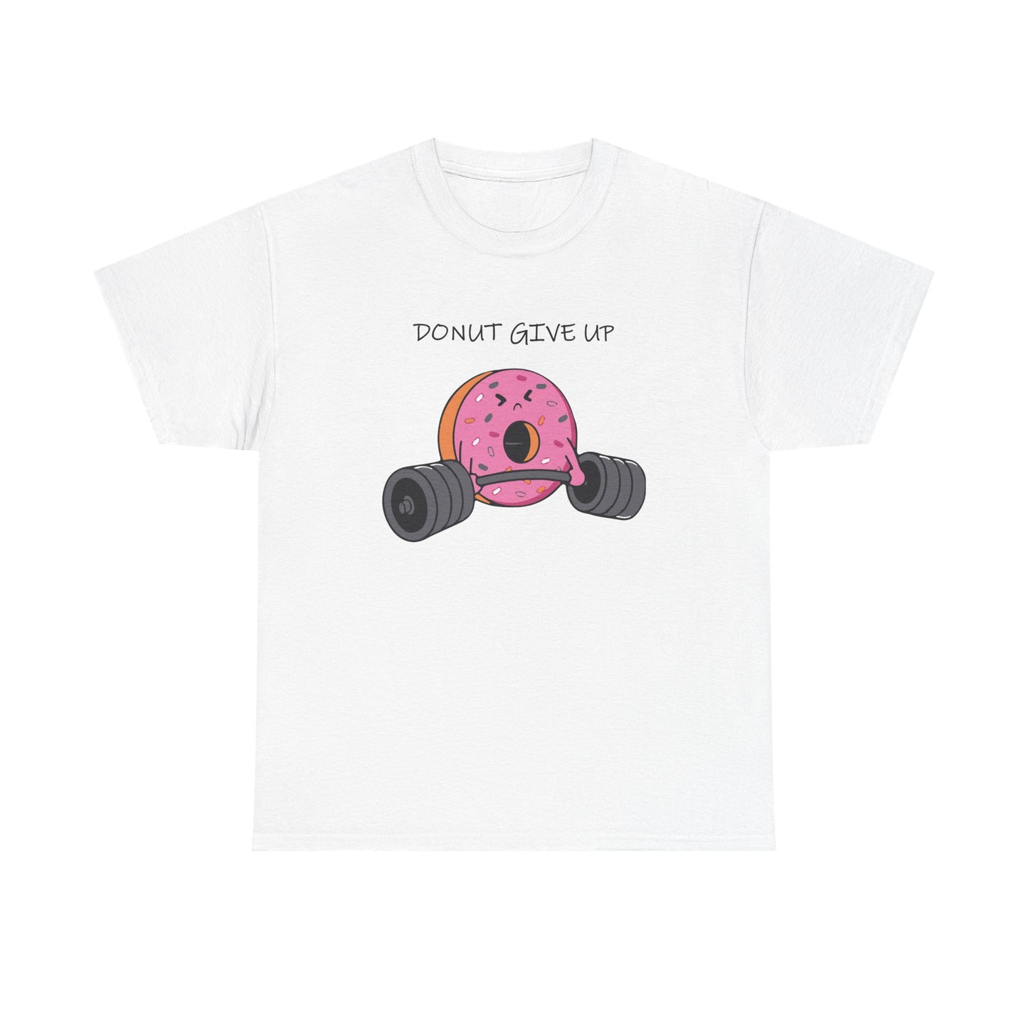 Donut Give Up Cotton T-shirt