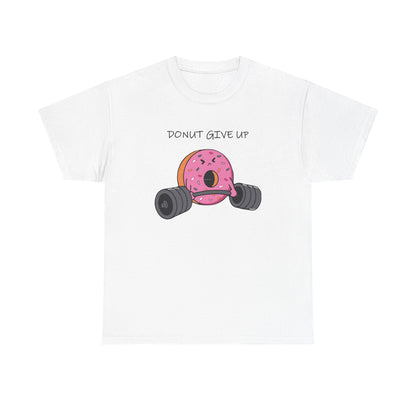 Donut Give Up Cotton T-shirt