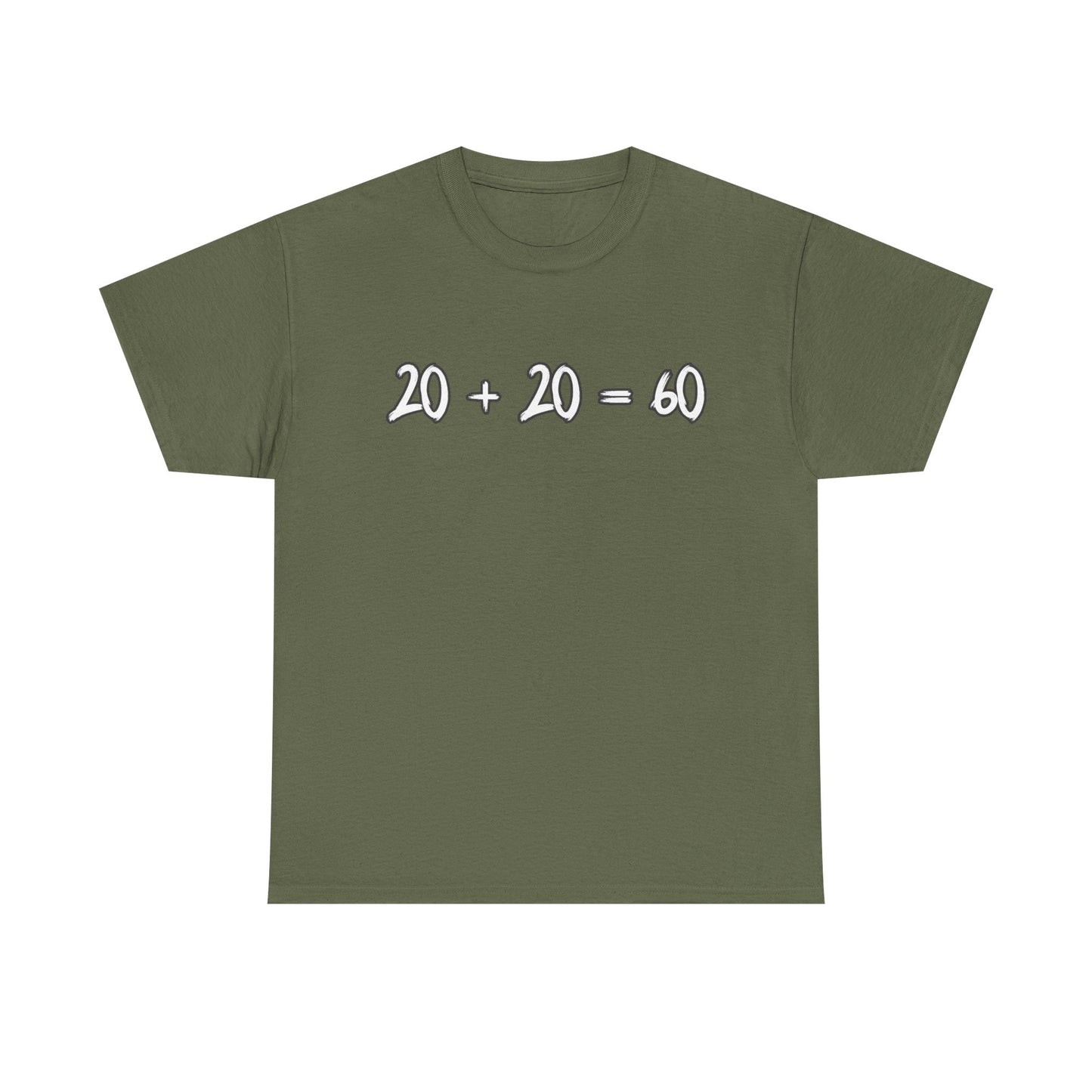 20 + 20 = 60 Cotton T-shirt