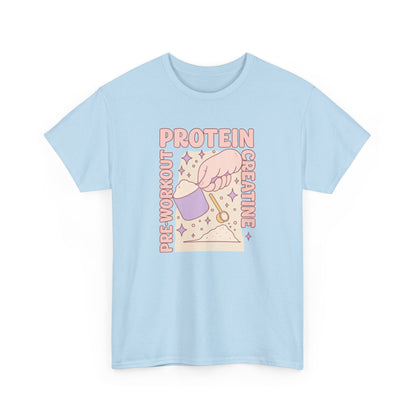 pre & workout & protein & creatine Cotton Tee