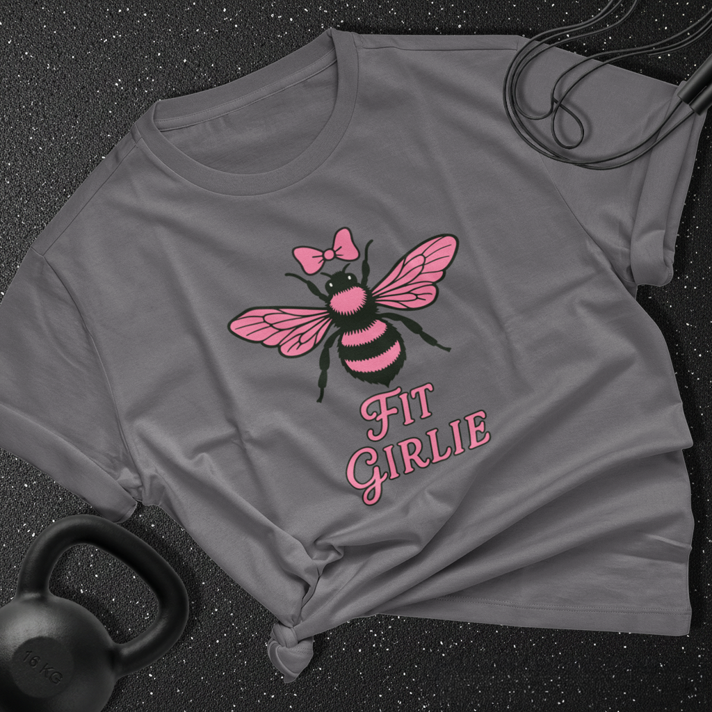 Bee a gym girlie Cotton T-shirt