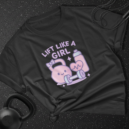 Lift Like A Girl Cotton Tee