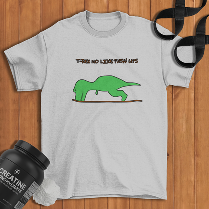 T-rex no like push ups Cotton T-shirt