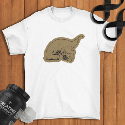 dinasour cannot lift Cotton T-shirt