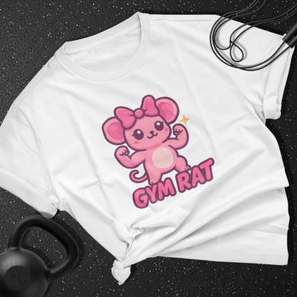 Pinky Gym Rat Cotton Tee