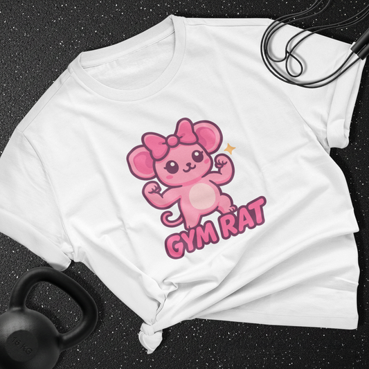 Pinky Gym Rat Cotton Tee
