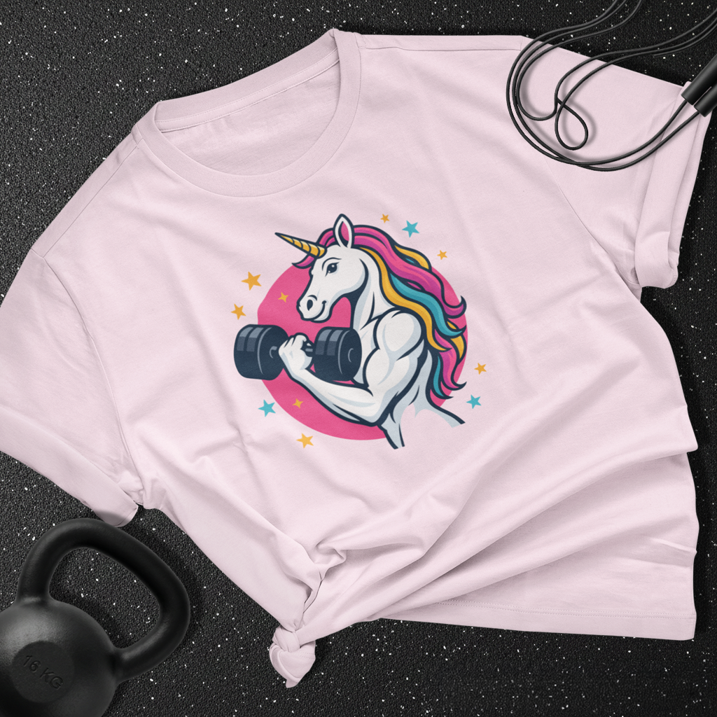 Unicorn the lifter Cotton Tee