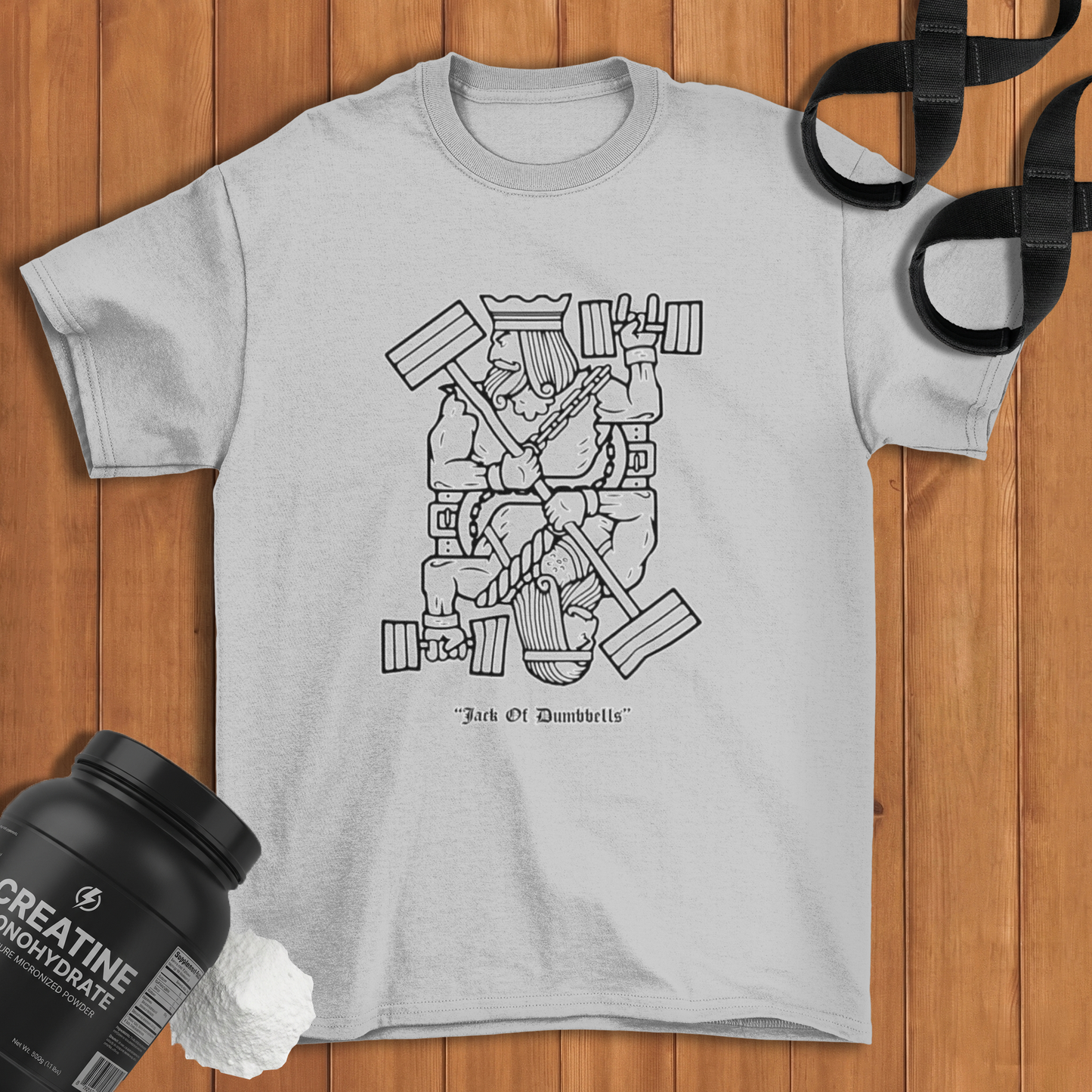 King of dumbbells Cotton T-shirt