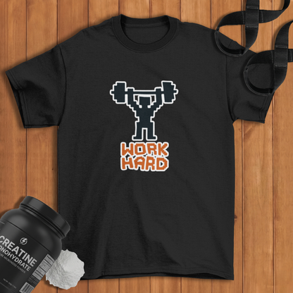 pixeled lifter Cotton T-shirt
