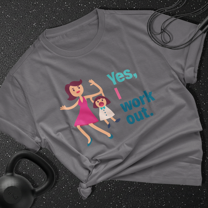Yes i work out Cotton Tee