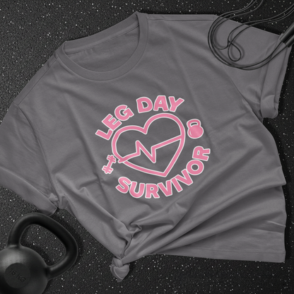 leg Day Survivor Cotton Tee
