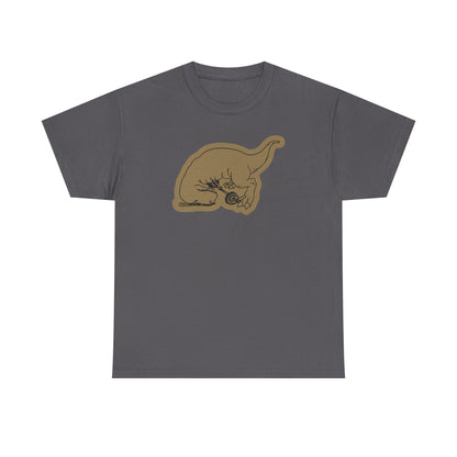 dinasour cannot lift Cotton T-shirt